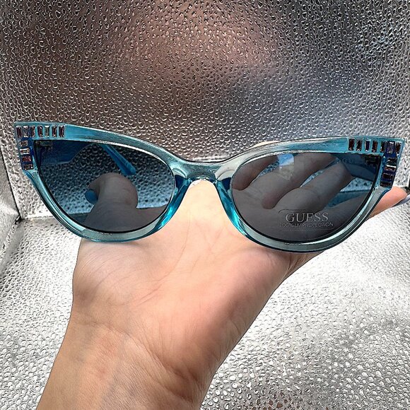 Guess GU7901 89V Turquoise/Other/ Blue Sunglasses Summer Style - Picture 3 of 14